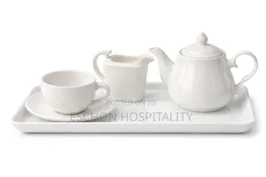 White Porcelain Tea Set 5 Piece