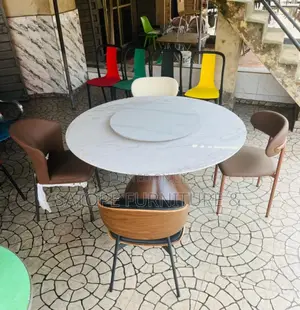 High Quality Mable Top Dining Table and Chair