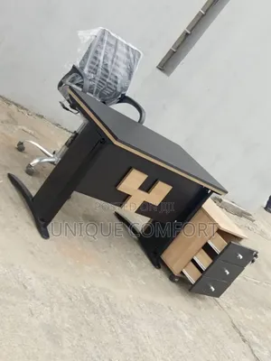 Imported Executive Office Table,Side Drawer and Office Net Chair