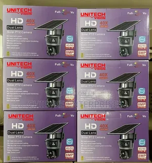 40x Zoom 8mp Ultra Hd Solar PTZ Camera With Security Alert Light