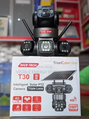 Intelligent Solar PTZ Camera (Triple Lens)
