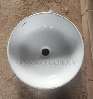 Round Quality Ceramic Canter Top Washing Hand Basin