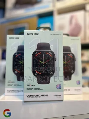 Green Lion Communicate 42 Smartwatch - 42mm  Super Amoled,
