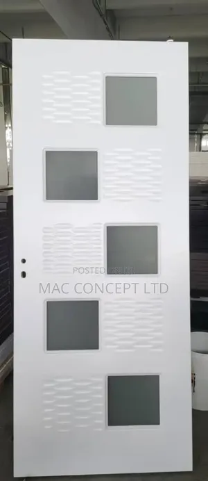 3ft Wooden Door With Glass