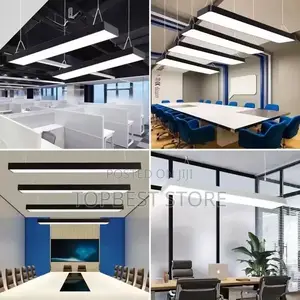Modern Strip Chandelier, Post-Modern Strip Lamp, Office Lamp,