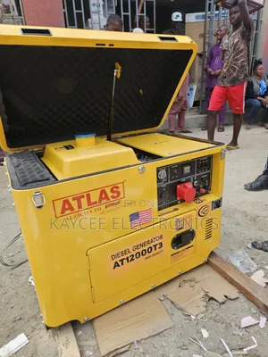12.5kva Atlas Diesel Soundproof 3face Generator 100%Copper Wire