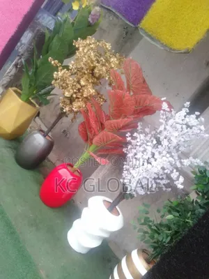 Artificial Flower and Pot Available