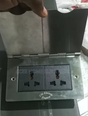 13a Double Floor Power Socket With Cover – Strong Durable