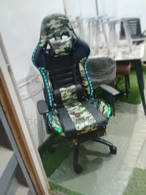 RGB Gaming Chair – Camouflage Design