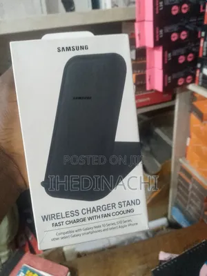 Wireless Charger Stand Fast Charging Witj Cooling Fan
