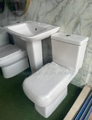 Golden Diamond Big Wc With Wash Basin