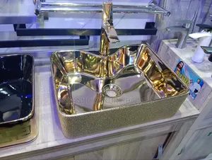 Quality Gold Countertop Wash Hand Basin