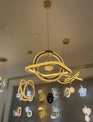 Simple Fan Led Chandelier