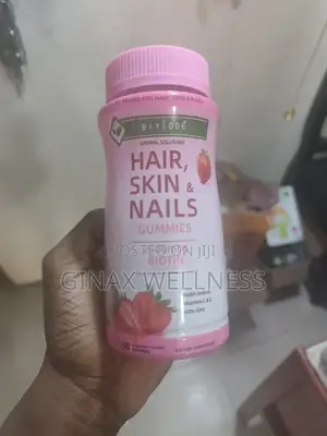 Biyode Hair, Skin And Nails Gummies (80 Gummies, 2500mcg)