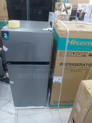 Hisense Ref 172dr: 124l Silver Double Door Top-Freezer With