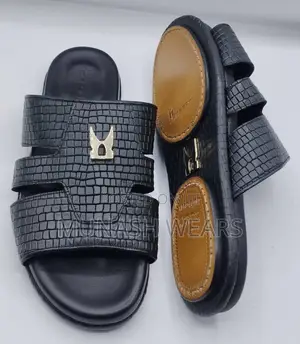 Italian Moreschi Leather Skin Slipers 40-47 Available