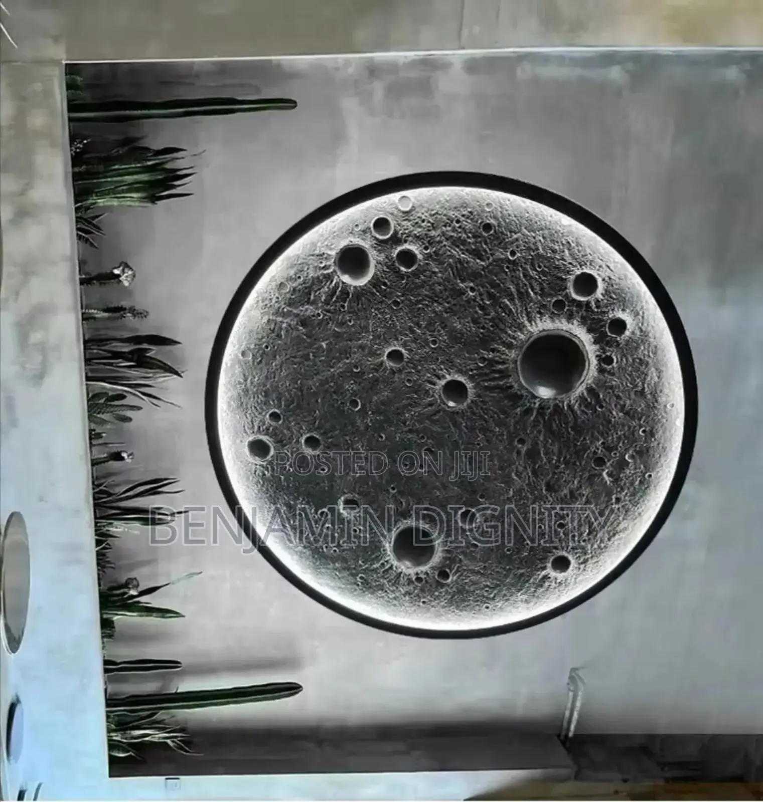 Moon Background Lamp