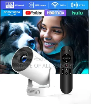 Smart Android Projector Hy300 Promax. Rechargeable Battery. Outdoor.