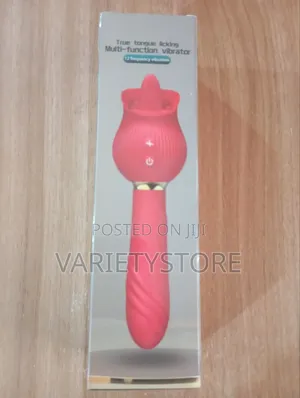 12-Mode Rose Tongue Licking Dildo Vibrator for Women