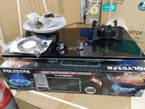 Polystar Two Burner Gas Stove Appliance
