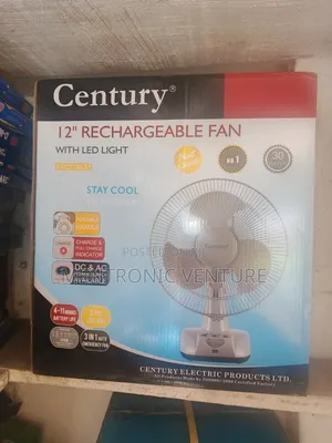 Century Rechargeable Table Fan