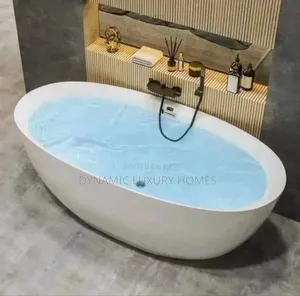 White Acrylic Bathtub
