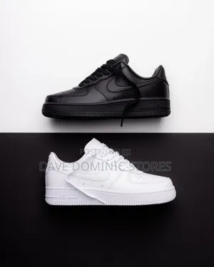 Nike Air Force 1 '07 Triple White Black (High Quality)