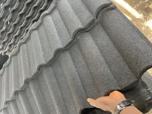 Coated Roofing Sheet Plane Black Milano Tile