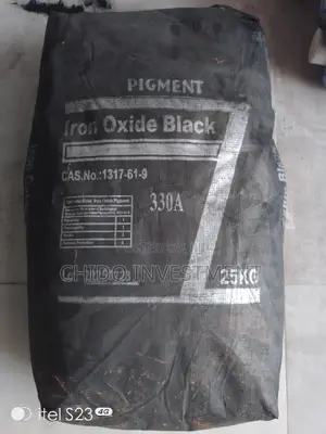 Iron Oxide Black Pigment Cement