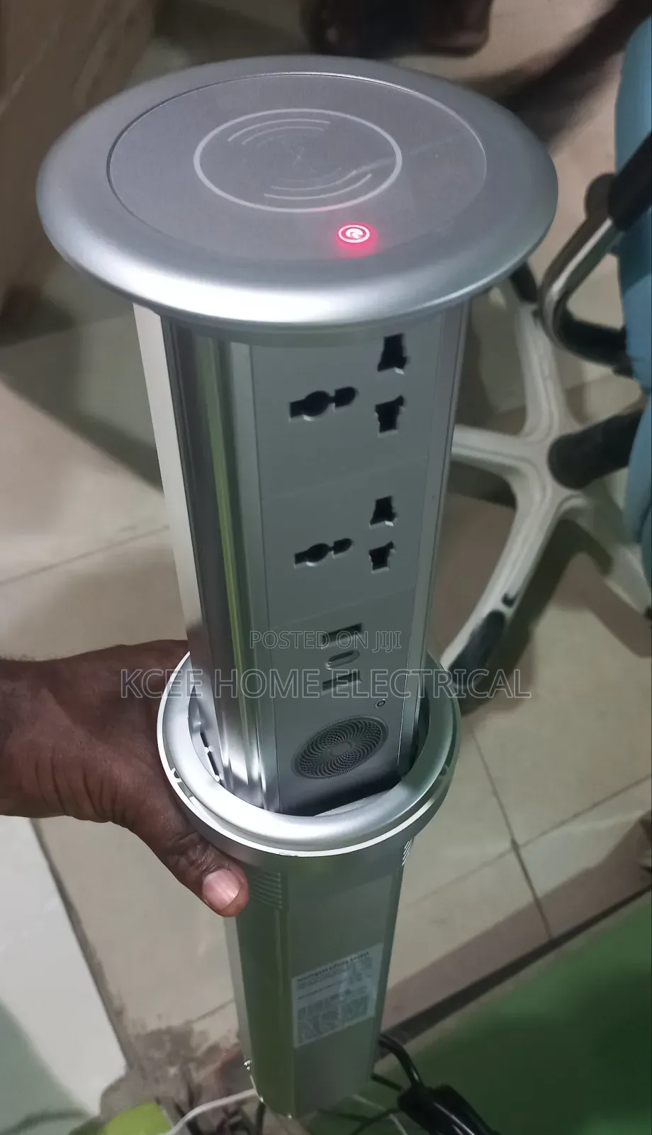 2 - Way Lifting Pop-Up Socket With Bluetooth Speaker, Usb,Type-C