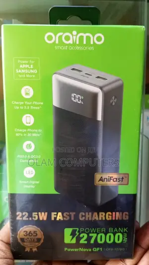Oraimo 27000mah Power Bank Opb-7270q
