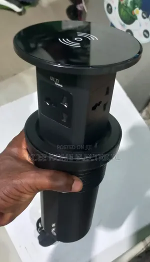 Table/ Pop-Up Socket With Usb + Type-C Ports, 3 Outlets Wireless