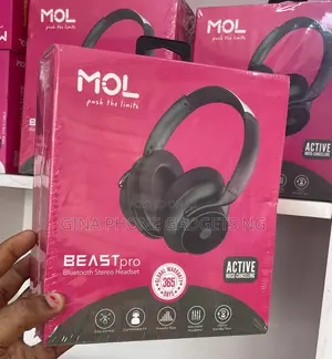 Headphone (Mol Beast Pro Active Noise Cancellation Bluetooth Headset)