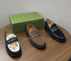 New Gucci X Duke Dexter Leather Loafers