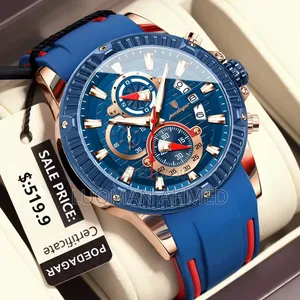 Poedagar Rubber Wrist Watch