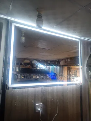 Luxury Led Mirror With Bluetooth Speaker and Clock (120×80cm)