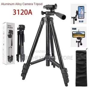 3120a Adjustable Height Portable Camera/Phone Tripod Stand Holder
