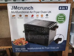30l Multifunctional Digital Airfryer Oven With Steamer, 1800watts