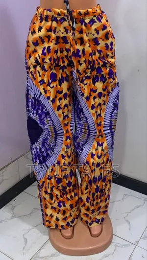Comfortable Readymade  Ankara/Adire Patterned Palazzo Pants Trousers