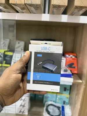 Type C 2 in 1 to Hdmi + Vga Adapter Uhd V187a