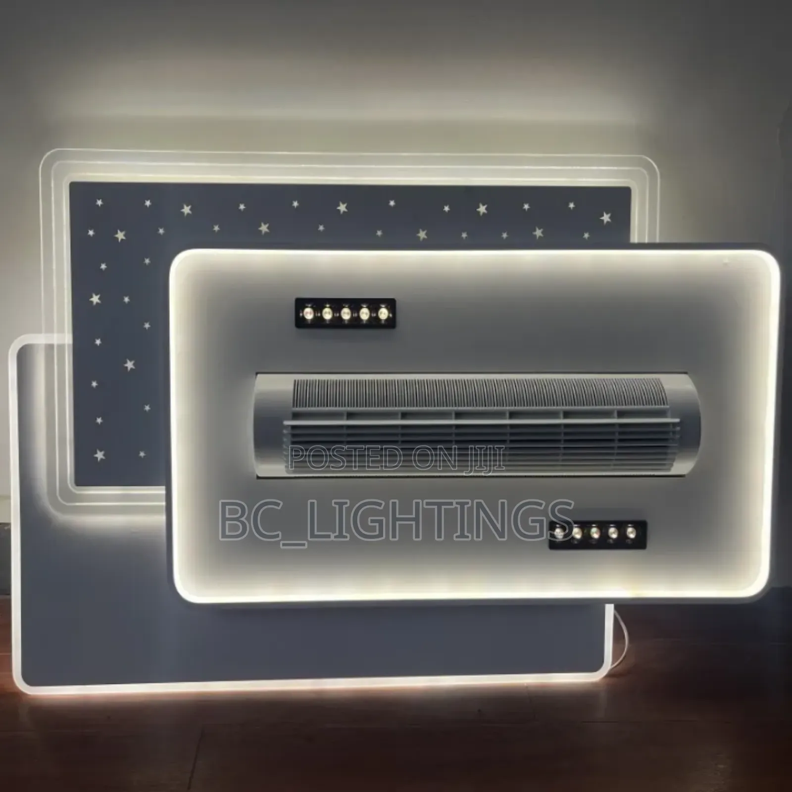 Modern Bladeless Ceiling Fan Light