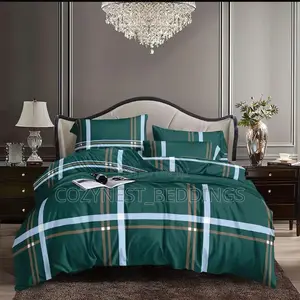 Green Striped Bedsheets Pillowcase (6x6)