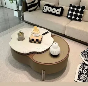 Exquisite Wooden/Marble Top Centre Table