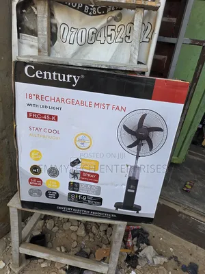 Come I Have Century 18inch Rechargeable Standing Mist Fan