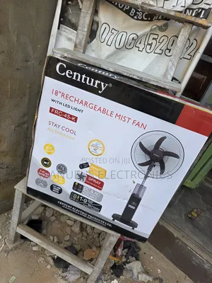 Century 18inch Rechargeable Standing Mist Fan