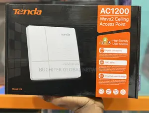 Tenda I24 1200mbps Wave2 Gigabit Ceiling Mount Access Point.