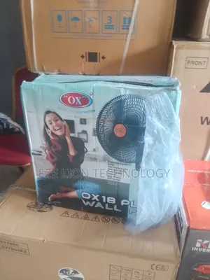 Black Color Ox 18inch Wall Fan