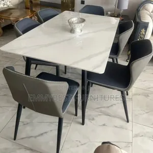 Marble Top Dinning Table Set.