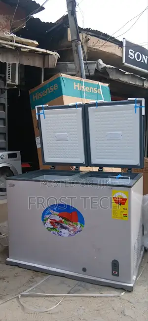 Aucma Bd468 Double Door Chest Freezer.