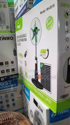 18 Inche Iwin Solar Rechargeable Fan With Insects Killer
